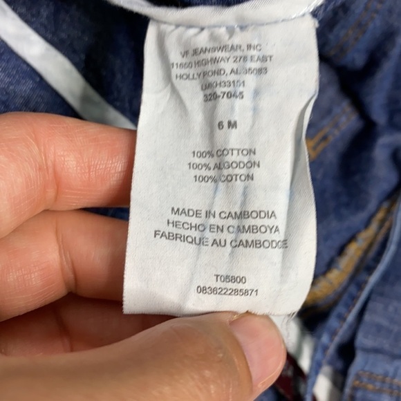 Lee Riveted Denim Jean Capris Size 6 - Picture 8 of 13